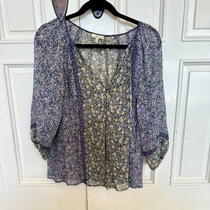 Joie Floral Blouse - XS